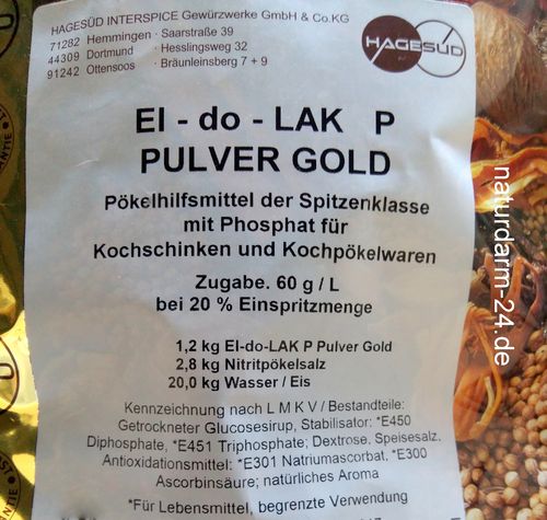 Hagesüd El-do-lak P Pulver Gold, 1,2kg, Gewürz, Gewürze
