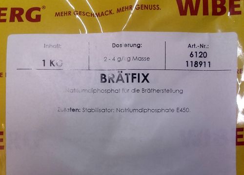Wiberg Brätfix 1 kg, Kutterhilfsmittel